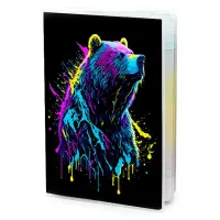 Обложка для паспорта ПВХ Медведь MOB165