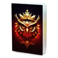 Обложка для паспорта ПВХ Сова с короной MOB185