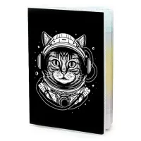 Обложка для паспорта ПВХ Кот космонавт MOB202