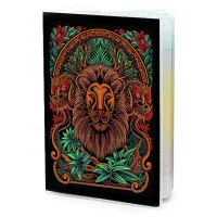 Обложка для паспорта ПВХ Лев карта MOB203