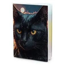 Обложка для паспорта ПВХ Кот MOB213