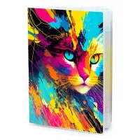 Обложка для паспорта ПВХ Кот граффити MOB218