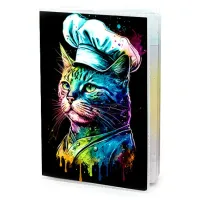 Обложка для паспорта ПВХ Кот повар MOB227