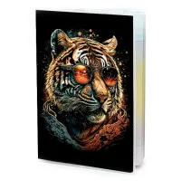 Обложка для паспорта ПВХ Тигр в очках MOB242