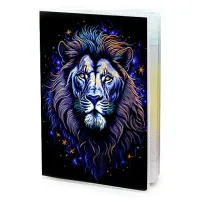 Обложка для паспорта ПВХ Лев MOB249