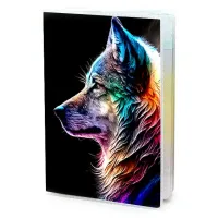 Обложка для паспорта ПВХ Волк MOB282