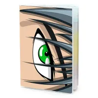 Обложка для паспорта ПВХ Аниме глаз MOB286