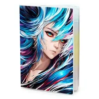 Обложка для паспорта ПВХ Аниме девушка MOB304