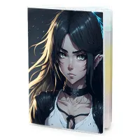 Обложка для паспорта ПВХ Аниме девушка MOB305