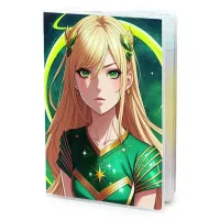 Обложка для паспорта ПВХ Аниме девушка MOB320