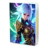 Обложка для паспорта ПВХ Аниме девушка в броне MOB326