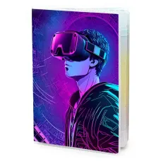 Обложка для паспорта ПВХ VR геймер MOB403