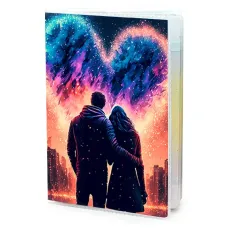 Обложка для паспорта ПВХ Влюбленная пара MOB418