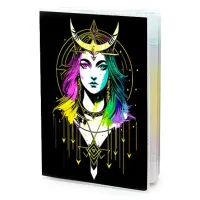 Обложка для паспорта ПВХ Девушка ловец снов MOB453