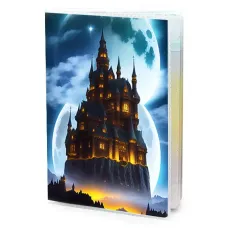 Обложка для паспорта ПВХ Замок MOB485