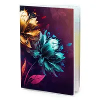 Обложка для паспорта ПВХ Цветы MOB486