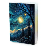 Обложка для паспорта ПВХ Звездная ночь MOB495