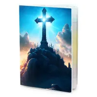 Обложка для паспорта ПВХ Поклонный крест на горе MOB525