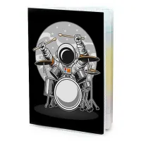 Обложка для паспорта ПВХ Космонавт барабаны MOB533
