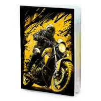 Обложка для паспорта ПВХ Мотоциклист MOB546