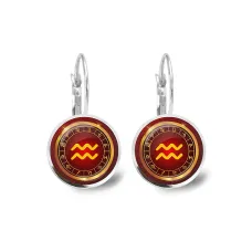 Серьги Знаки Зодиака - Водолей SEAP-0310