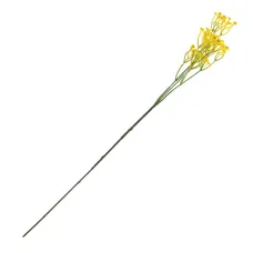 Искусственные цветы Гипсофила, 60х3,5см, цвет жёлтый TCV002-04