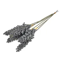 Искусственные цветы Тростник, 30х7см, цвет синий TCV003-02