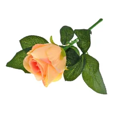 Искусственный цветок Роза, 29х7см, цвет жёлтый TCV009-04