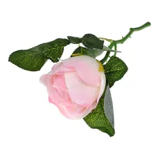 Искусственный цветок Роза, 29х7см, цвет розовый TCV009-05