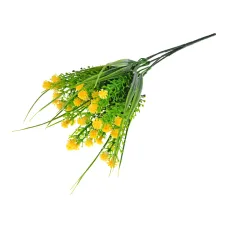 Искусственные цветы Гипсофила, 35х9см, цвет жёлтый TCV011-04