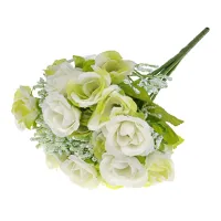 Искусственные цветы Розы, 24х10см, цвет белый TCV016-02