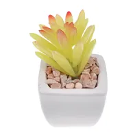 Искусственное растение Суккулент в горшке, 10х5,5х5х5см TCV038-03