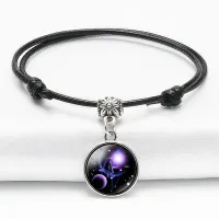 Браслет-амулет на вощеном шнурке Знаки Зодиака, Весы BS631-02