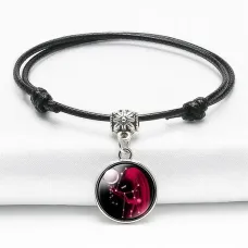 Браслет-амулет на вощеном шнурке Знаки Зодиака, Дева BS631-11