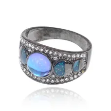 Кольцо Фазы Луны с Лунным Камнем, размер 9 KL383-09