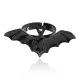 Безразмерное кольцо Летучая мышь, цвет черный KL393