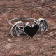 Кольцо Сердце с крыльями, размер 8 KL397