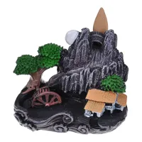 Подставка для благовоний Пуля Водяная мельница, полистоун, 10,5х6х8,5см PBKS056