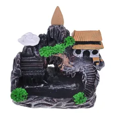 Подставка для благовоний Пуля Домик в горах, полистоун, 11х9х6см PBKS059