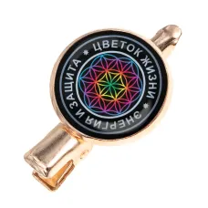 Заколка Цветок жизни HZF-0060
