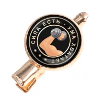 Заколка Сила есть, ума хватает HZF-0073
