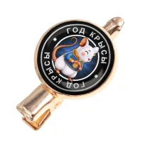 Заколка Восточный гороскоп - год Крысы HZF-0099