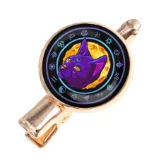 Заколка Лунный кот HZF-0185