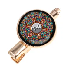 Заколка Мандала Инь-Ян HZF-0274