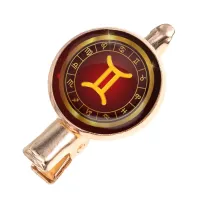Заколка Знаки Зодиака - Близнецы HZF-0295