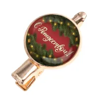 Заколка С Рождеством! HZF-0447