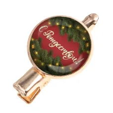 Заколка С Рождеством! HZF-0447
