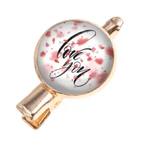 Заколка Я тебя люблю HZF-0455