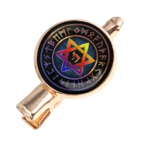 Заколка Звезда Давида HZF-0466