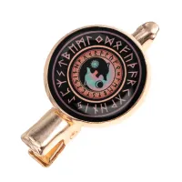 Заколка Волки Инь-Ян HZF-0483